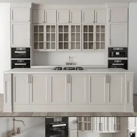 Kitchen neoclassic cream